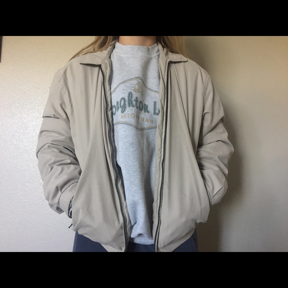 London Fog Tan windbreaker!